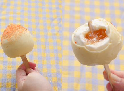 自制蜜桃雪糕